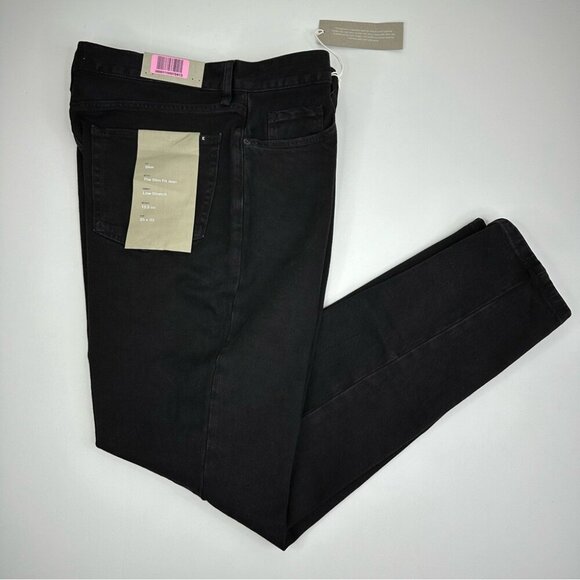 Everlane Uniform Men’s NWT Black Mid-Rise The Slim Fit Minimalist Jean W35/L32 - Picture 3 of 10